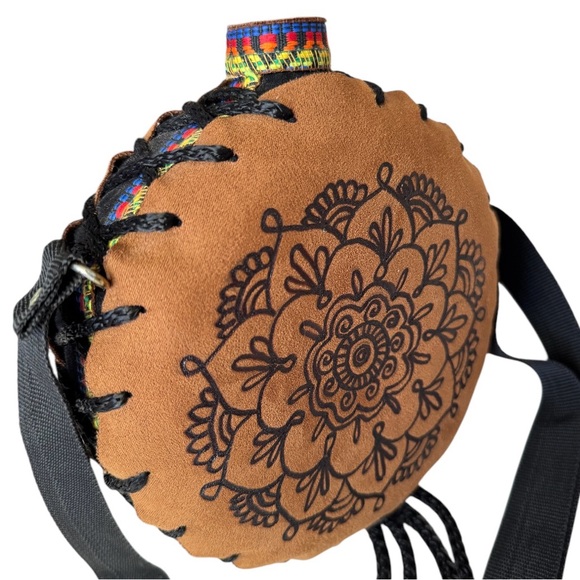 Handmade Faux Suede Rainbow Canteen - Picture 2 of 13